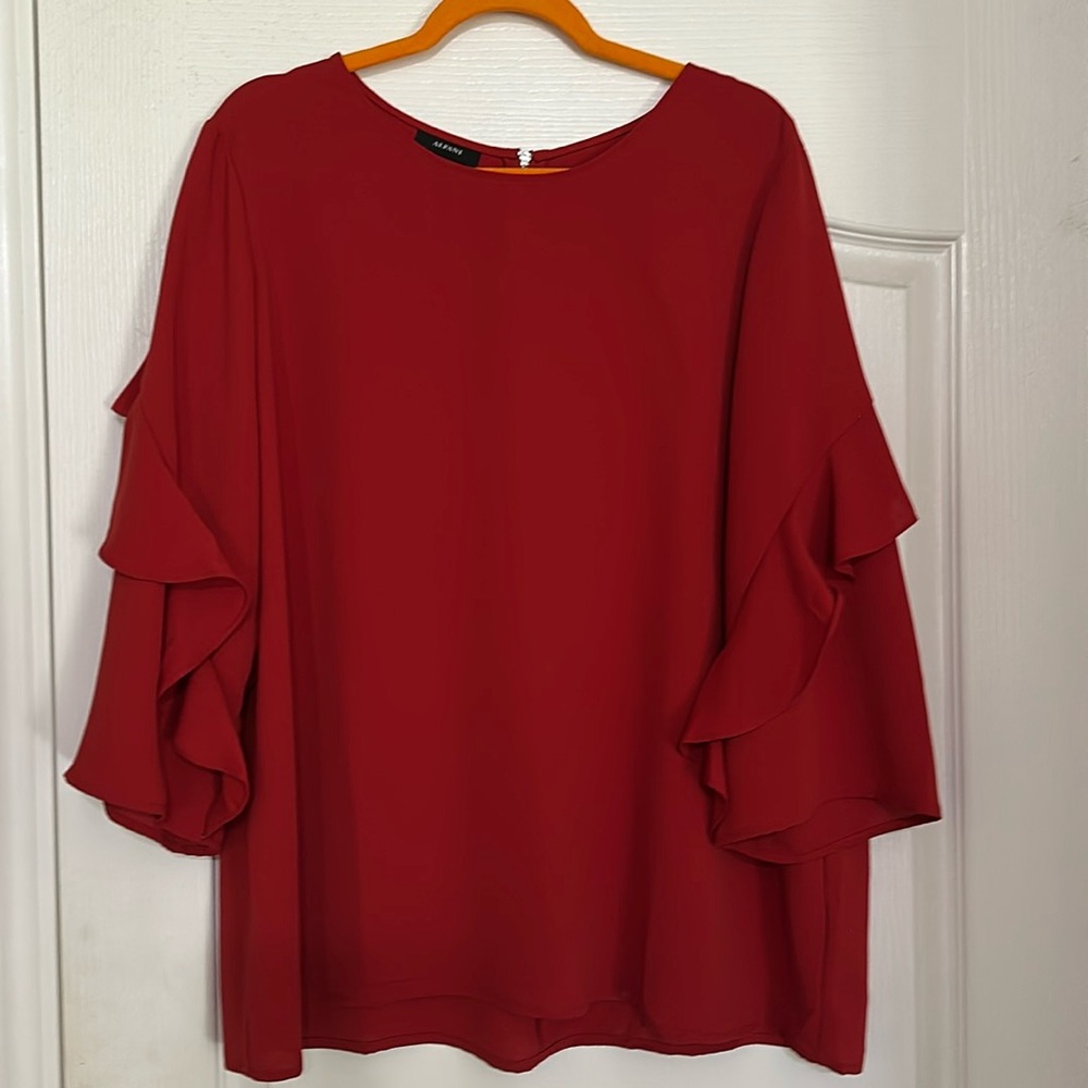 Red Dress Blouse